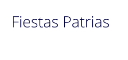 Fiestas Patrias